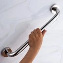 Ver imagem 2 de Alça Apoio Barra Suporte Anti Queda 70cm Kit 10 Uni Banheiro Idoso Gestante Criança Varanda Box Corr