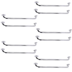 Alça Apoio Barra Suporte Anti Queda 70cm Kit 10 Uni Banheiro Idoso Gestante Criança Varanda Box Corr