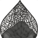 Ver mais imagens de Balanço Suspenso Ninho Gota com Suporte Mola e Mosquetão Almofada Impermeável Gourmet Área Externa:a