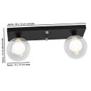 Ver imagem 4 de Lustre Luminária Retangular Duplo Cobre Harmony Bolinha