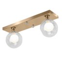 Ver imagem 2 de Lustre Luminária Retangular Duplo Cobre Harmony Bolinha