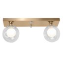 Ver imagem 3 de Lustre Luminária Retangular Duplo Cobre Harmony Bolinha