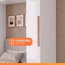 Ver imagem 5 de Guarda Roupas Modulado Closet de Canto Quarto Completo 7 Portas Espaço Cama Solteiro 0,88m Madrid
