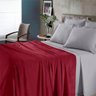 Manta Buettner Casal ( 2,20cm X 2,40cm ) Microfibra Flannel Confort Bordo - 3