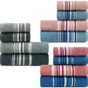 Ver imagem 1 de Toalha de Banho + Rosto Algodão Jogo de 4 Peças Camesa - Emcompre