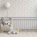 Ver imagem 2 de Papel de Parede Baby Ursinhos Dourados com Barrado Gh Papel de Parede 3,5m