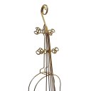 Ver imagem 3 de Escultura Metal Violino Dourado Pedestal Preto 67,5cm