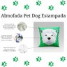 Capa de Almofada Estampada Pet Dog em Veludo Suede 45cm X 45cm - Decoração Raças Cachorros - 3