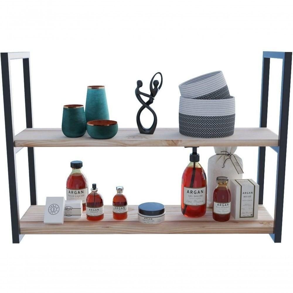 Kit 2 Prateleiras Organizadora de Qualidade P/ Cozinha 80x20cm - 4