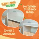Ver imagem 6 de Escrivaninha Infantil Bancada Organizadora g - Dinossauro Kit Livro Educativo em Madeira - Rosa Bebê