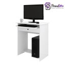 Ver imagem 3 de Escrivaninha Office Mesa de Computador com Suporte de Teclado e Gaveta Pratica:Branco