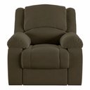 Ver imagem 2 de Poltrona do Papai Reclinável Sala de Cinema Madrid Manual Veludo Capuccino G23 Gran Belo