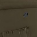 Ver imagem 3 de Poltrona do Papai Reclinável Sala de Cinema Madrid Manual Veludo Capuccino G23 Gran Belo