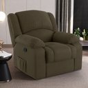 Ver imagem 1 de Poltrona do Papai Reclinável Sala de Cinema Madrid Manual Veludo Capuccino G23 Gran Belo