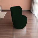 Ver imagem 1 de Poltrona Organica Sala Recepção Bouclé Bia Verde