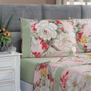 Ver imagem 2 de Jogo de Cama Estampado Micropercal 200 Fios Naturale King 04 Peças - Killy.