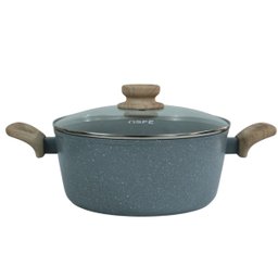 Jogo de Panelas Osfê Antiaderente Ceramic 6 Peças Smart Cinza - 7