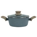 Ver imagem 3 de Jogo de Panelas Osfê Antiaderente Ceramic 6 Peças Smart Cinza