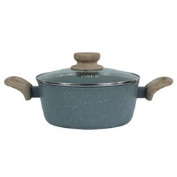 Jogo de Panelas Osfê Antiaderente Ceramic 6 Peças Smart Cinza - 3