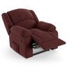 Poltrona do Papai Reclinável Melim Controle Power Elétrico Veludo Vinho Fh1 - D'rossi - 4