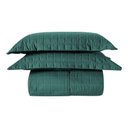 Ver imagem 4 de Kit Colcha Matelassê Percal 300 Fios Basic Casal 07 Peças 100% Poliéster - Verde Mountains