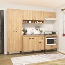 Ver imagem 2 de Balcão p/Forno Torino 700x940x515 mm 1 Gav Marrom/Mel