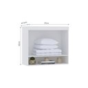 Ver imagem 3 de Armário Aéreo Maleiro Modulado 97cm 2 Portas Alpes Luciane Móveis