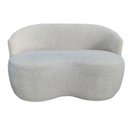 Ver imagem 3 de Namoradeira Decorativa Beatriz Orgânica Linho Bege