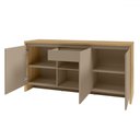 Ver imagem 3 de Balcão Buffet Madrid 3 Portas 1 Gaveta Hannover/fendi - Casa D