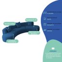 Ver imagem 4 de Kit Sofá Modular 4 Lugares Moderno Curvo Orgânico Duna Linho