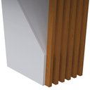 Ver imagem 3 de Mesa de Jantar Tampo com Vidro Lita 160 cm Off White Base Ypê - D’Rossi