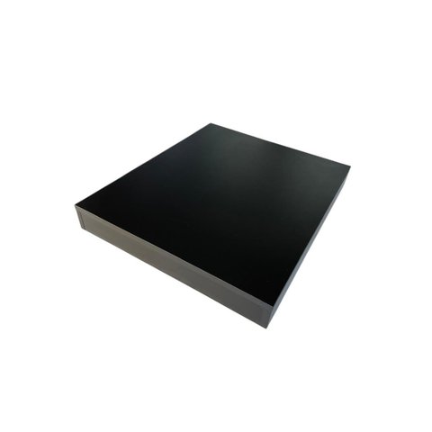 Tampa para Cooktop 2 Bocas 4 Lados Fechado Mdf Preto 32x51