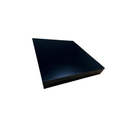 Tampa para Cooktop 2 Bocas 4 Lados Fechado Mdf Preto 32x51 - 3