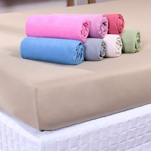 Lençol King Dreams Malha 100% Algodão 193x203x35cm Verde