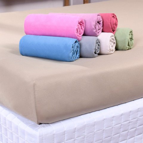 Lençol King Dreams Malha 100% Algodão 193x203x35cm Verde