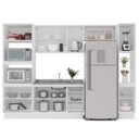 Ver imagem 5 de Armário de Cozinha Modulada Completa 5 Peças 310cm sem Tampo 250062 Meena Politorno Móveis