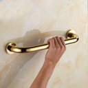 Ver imagem 2 de Barra de Apoio Latão Dourado Idosos e Deficientes 45cm