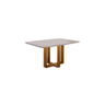 Conjunto Sala de Jantar Mesa e 4 Cadeiras Madeica Maciça Madri Linho Cinza - 4