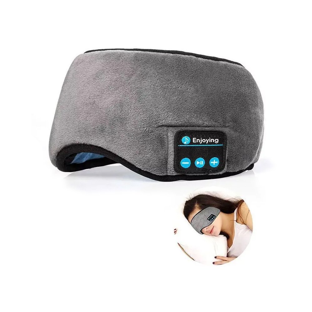 Máscara Tapa Olho de Dormir Com Fone de Ouvido Bluetooth Embutido USB Mundo Thata - 2