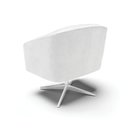 Ver imagem 5 de Cadeira Sala de Jantar Giratória Cromada Kit 2 Stella Sintético Pu D03 - D'Rossi Cor Branco