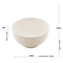 Ver imagem 5 de Bowl de Porcelana Branco Diamond 11,5 x 6 cm - Lyor