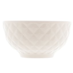 Bowl de Porcelana Branco Diamond 11,5 x 6 cm - Lyor - 2