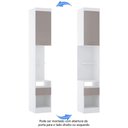 Ver imagem 4 de Mesa de Cabeceira Alta 38cm 1 Porta e 1 Gaveta Alpes Luciane Móveis