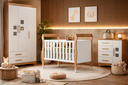 Ver imagem 1 de Quarto Completo com Berço que Vira Cama Magia - Mobibaby