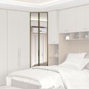 Ver imagem 4 de Guarda Roupa Modulado 2 Portas Vidro 245cm 2 Gav Cant Closet