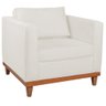 Kit Sofa 2 Lugares e 2 Poltronas Europa Bouclé Branco - Amarena Móveis - 8