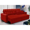 Sofá Texas 2.60m Retrátil e Reclinável - Vermelho - 1