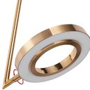 Ver imagem 4 de Luminária Dourada para Sala Moderna Led Integrado