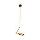 Ver imagem 1 de Luminária Dourada para Sala Moderna Led Integrado