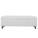 Ver imagem 4 de Calçadeira Baú Casal Queen Estofada Valencia Veludo